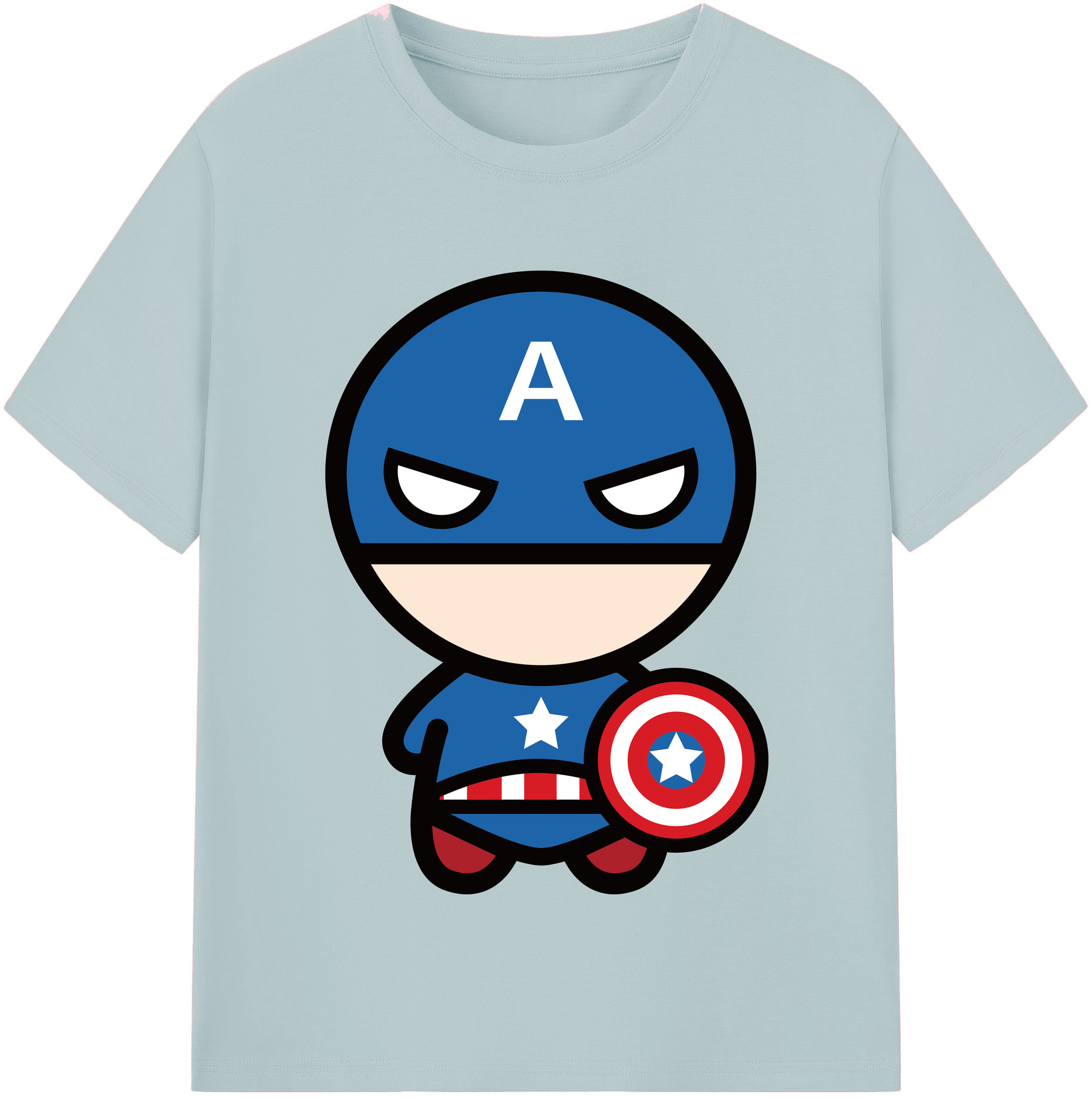 （画像用） アベンジャーズ The Avengers 綿100％半袖Tシャツ（フロントプリント）